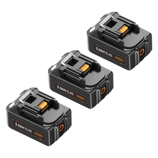 For Makita 18V Battery Replacement | BL1850B 5.0Ah Li-ion Battery 3 Pack