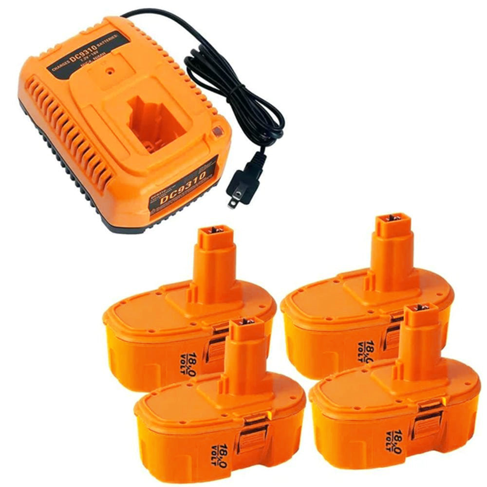 For Dewalt 18V Battery Replacemnt DC9096 Ni-Mh Battery