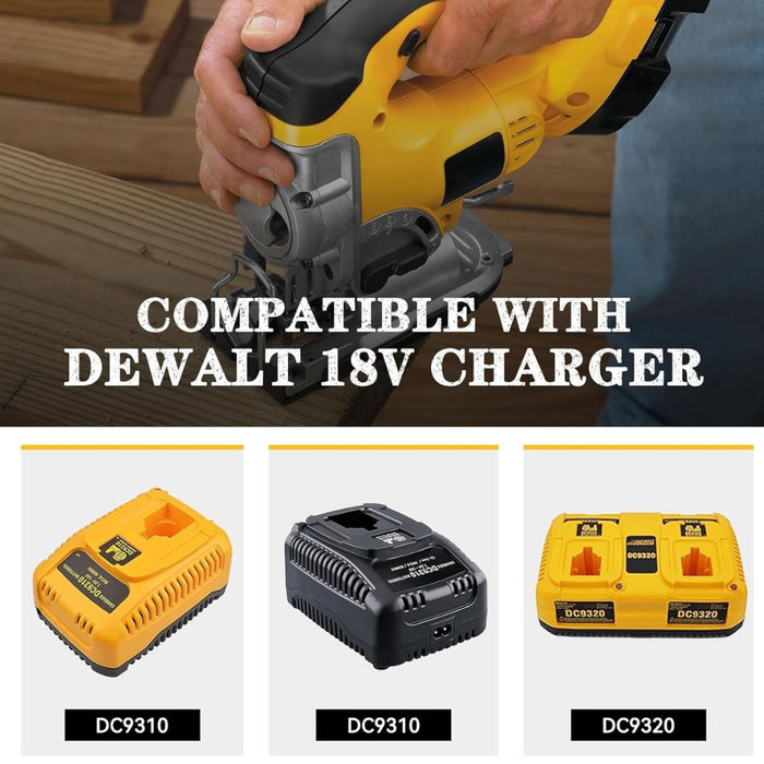 For Dewalt 18V DC9099  XRP Battery Replacement | DC9096 4.6AH Ni-MH Battery 4  Pack