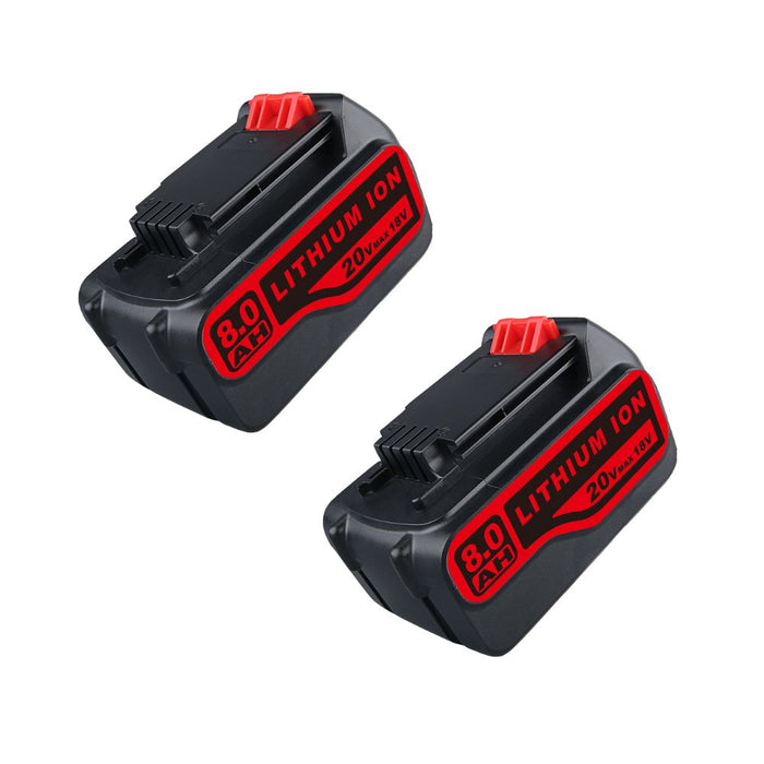 For Black and Decker 20V Battery Replacement | LBXR20 8.0Ah Li-ion Battery 2Pack- B2G2