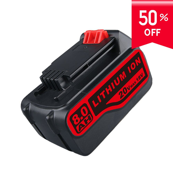 For Black and Decker 20V Battery Replacement | LBXR20 8.0Ah Li-ion Battery-2026SS
