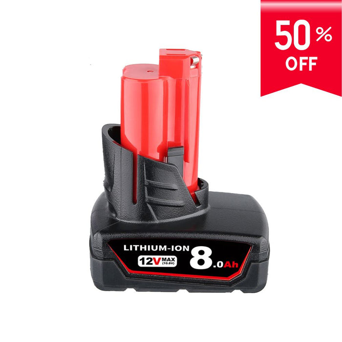 For Milwaukee 12V 8.0Ah Battery Replacement | M12 Battery -2026SS