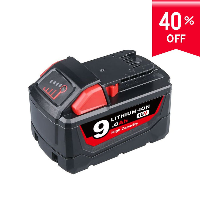 For Milwaukee 18V Battery Replacement 9Ah | 48-11-1820 M18 Battery- 2026SS