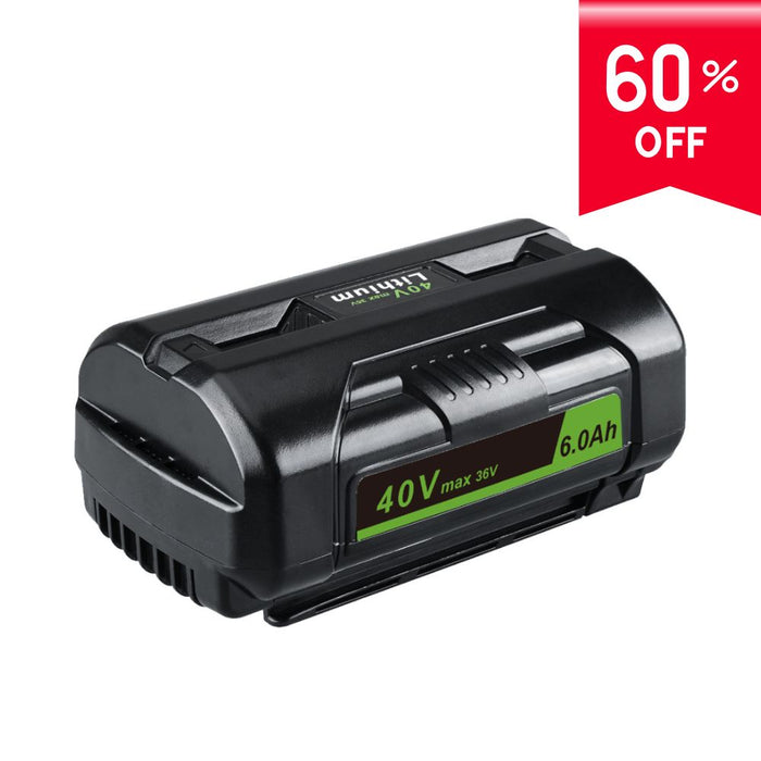 For Ryobi 40V Battery 6.0Ah Replacement | OP4026 Lithium-ion Battery With LED Indicator -2026SS