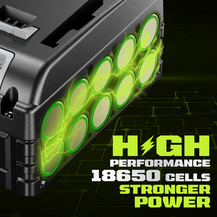 VANON PRO For Worx 20V Max WA3520 Battery 5Ah Replacement