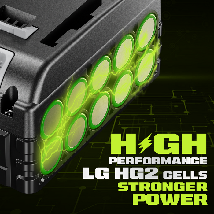 VANON PRO For Worx 20V Max WA3520 Battery 6Ah Replacement