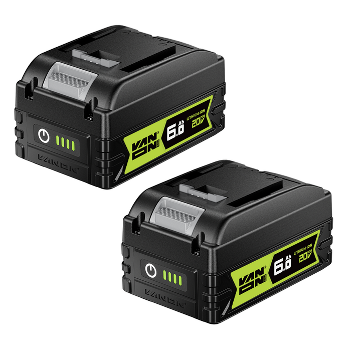 VANON PRO For Worx 20V Max WA3520 Battery 6Ah Replacement