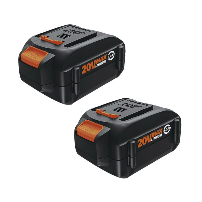 For Worx 20V Battery Replacement 8.0Ah | WA3520 Battery 2Pack- B2G2