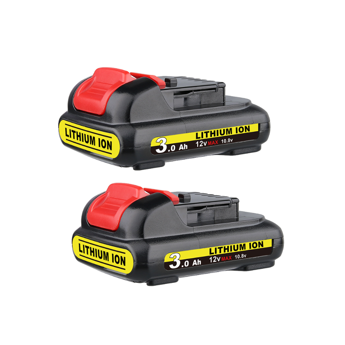 For Dewalt 12V Battery Replacement | DCB120 DCB123 DCB127 6.0Ah Li-ion Battery 2 pack