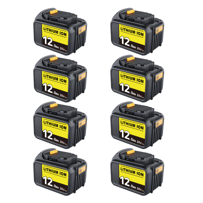 For Dewalt 20V Battery 12Ah Replacement | DCB205 Li-ion Battery 8Pack
