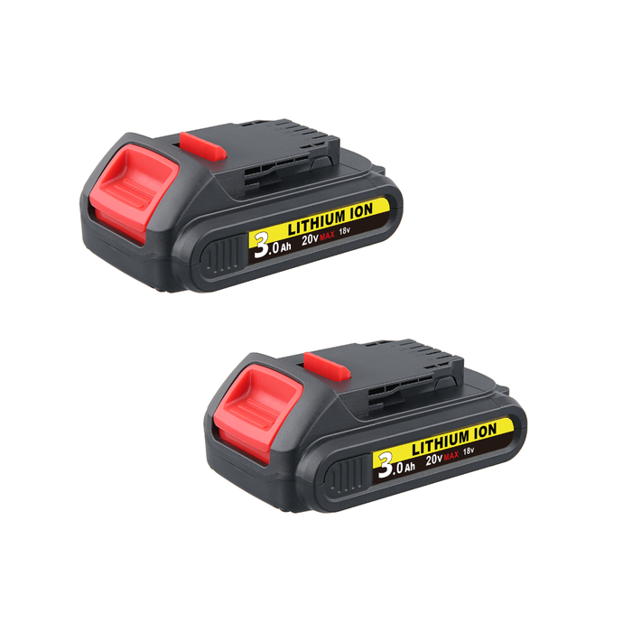 2 Pack For Dewalt 20V DCB200 Battery Replacement | DCB207 3.0Ah Li-ion Battery