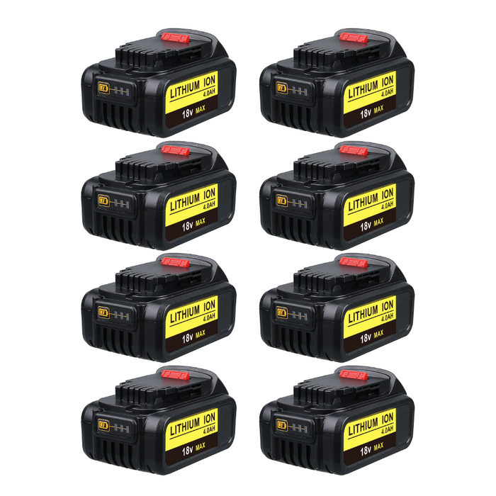 For Dewalt 20v Battery 4Ah Replacement | DCB200 Batteries 8 Pack
