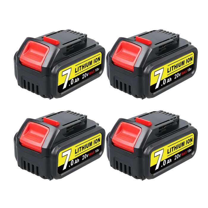 For Dewalt 20V Battery 7.0AH Replacement | DCB200 DCB205 Li-ion Battery 4 Pack