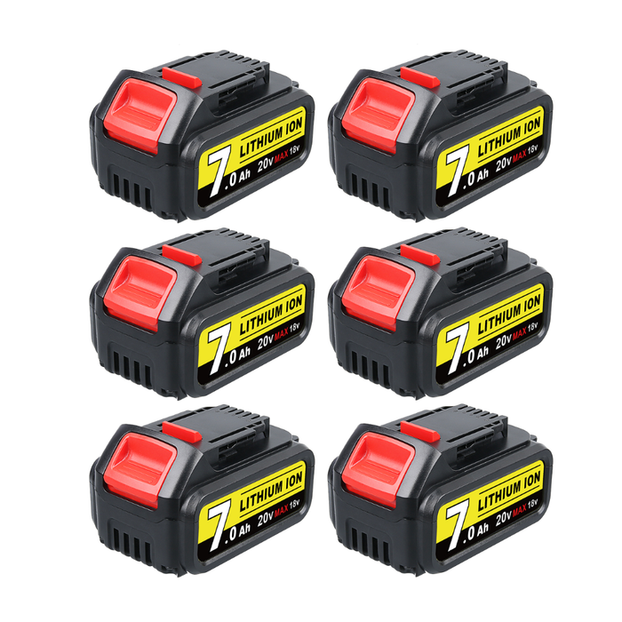 For Dewalt 20V Battery 7.0AH Replacement | DCB200 DCB205 Li-ion Battery 6 Pack