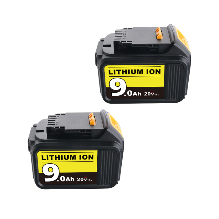 For Dewalt 9.0Ah Battery replacement | 20V Max Li-ion Battery DCB200 DCB204 DCB206 DCB205-2 DCB201 DCB203 DCB181 DCB180 2 Pack