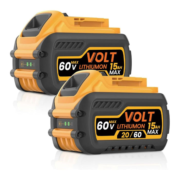 For Dewalt DCB609 20V/60V MAX FLEXVOLT Li-Ion 15.0Ah Battery DCB609-2 DCB606 2Pack