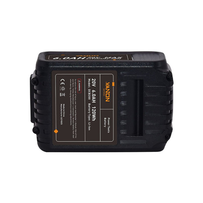 For Dewalt 20V Battery 6.0Ah Replacement | DCB205 Batteries 2 Pack