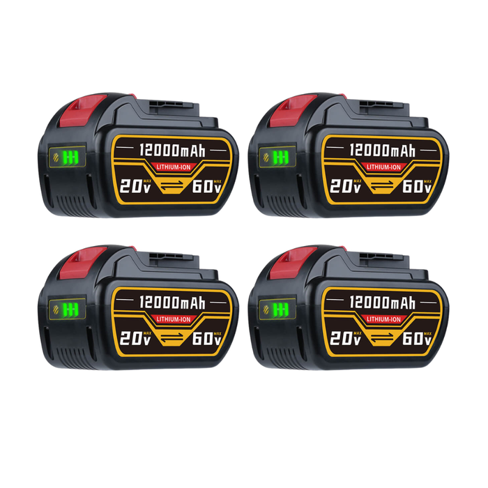 For Dewalt DCB609 20V/60V MAX FLEXVOLT Li-Ion 12.0Ah Battery DCB609-2 DCB606 4Pack