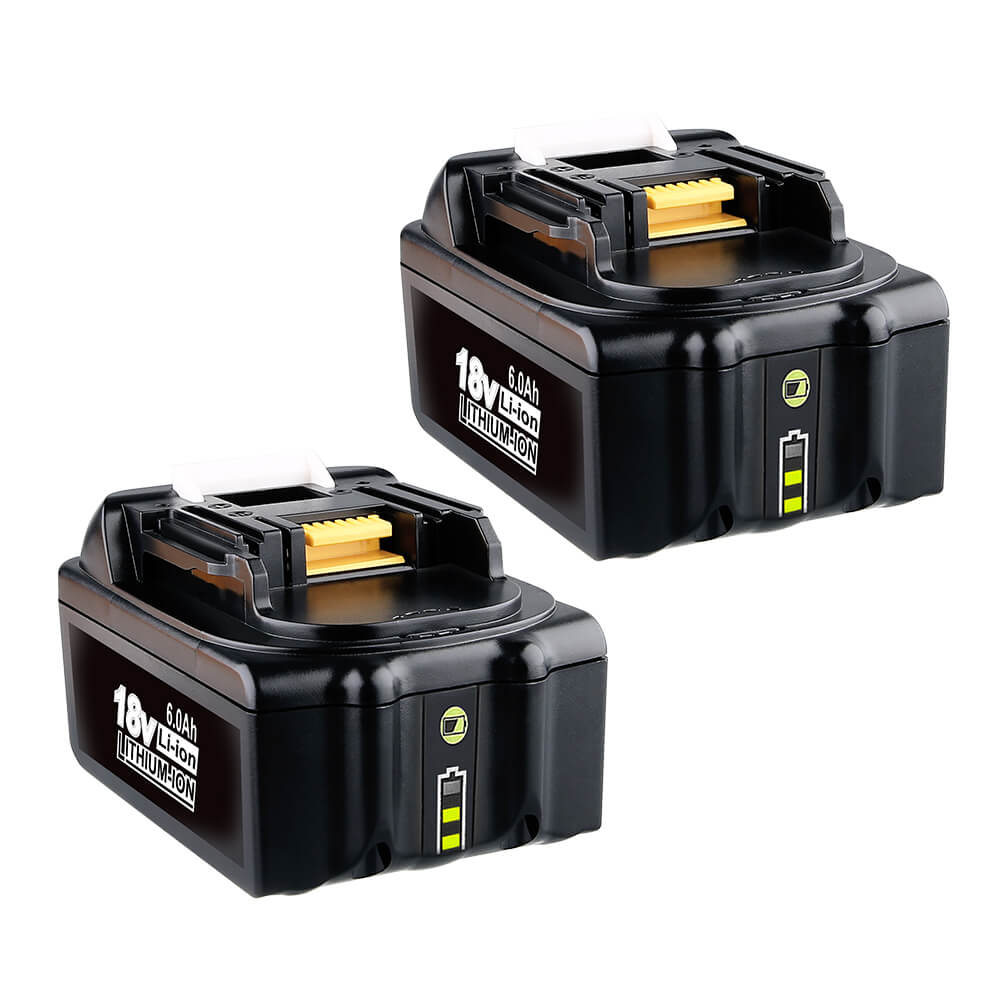 For Makita 18V Battery 6Ah Replacement | BL1860B Battery 2 Pack 