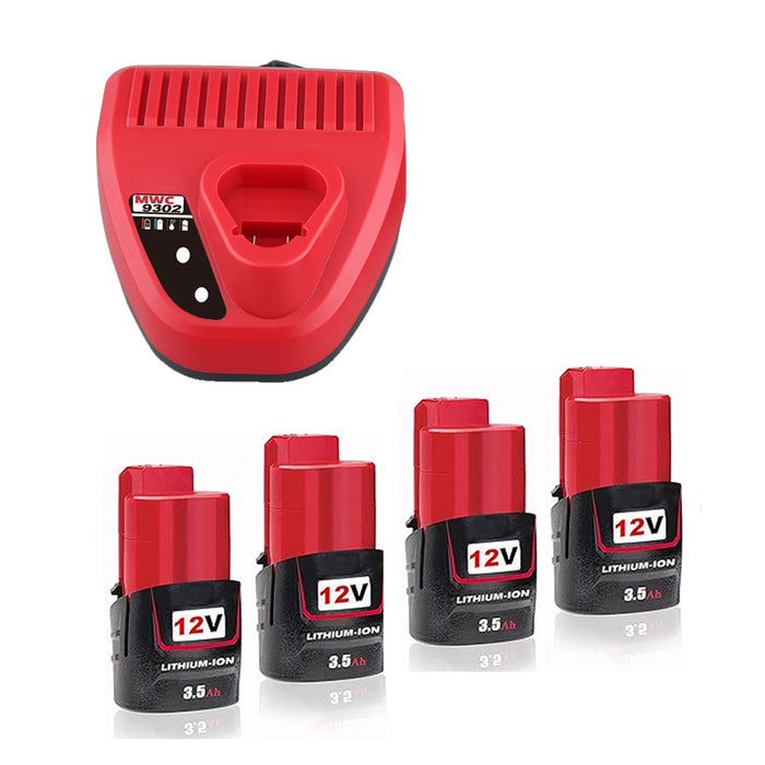Pack for Milwaukee M12 12Volt Li-ion 3.5Ah 48-11-2420 48-11-2401 Pack for Milwaukee M12 12Volt Li-ion 3.5Ah 48-11-2420 48-11-2401