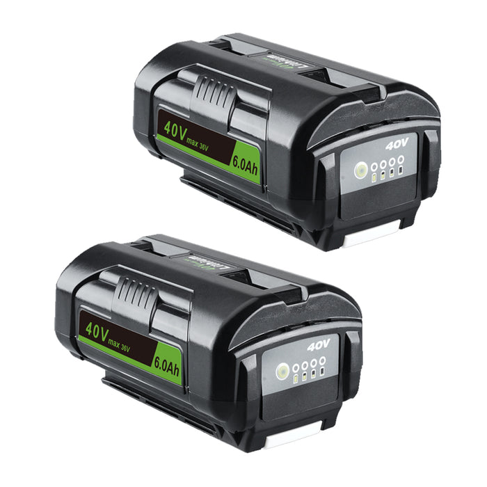 For Ryobi 40V Battery 6.0Ah Replacement | OP4026 Lithium-ion Battery With LED Indicator
