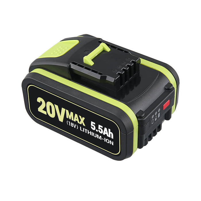 For Worx 20V 5.5Ah Li-ion Replacement Battery WA3551 WA3551.1 WA3553 WA3553.2 WA3641 WG629E