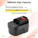 For Black and Decker 12V Battery Replacement | HPB12 4.8Ah Battery