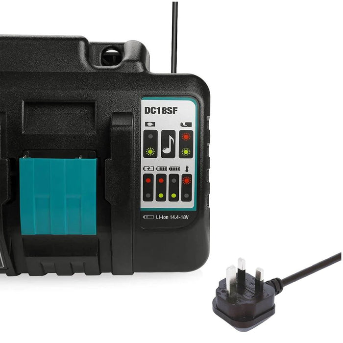 Pack For 18V Makita BL1850B Battery Replacement 4-Port