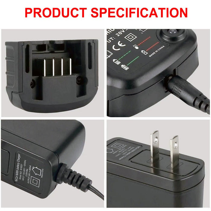ANTOBLE 20V Battery Charger for Black+Decker LBXR20 20V MAX Lithium Ion  Tool Battery LCS1620B LCS1620