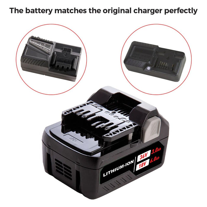 Black and Decker Genuine 18v Twin Li-ion Battery and Charger Pack