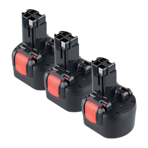 For BOSCH 9.6v Battery Replacement | BAT048 4.8Ah Ni-CD Battery 3 Pack