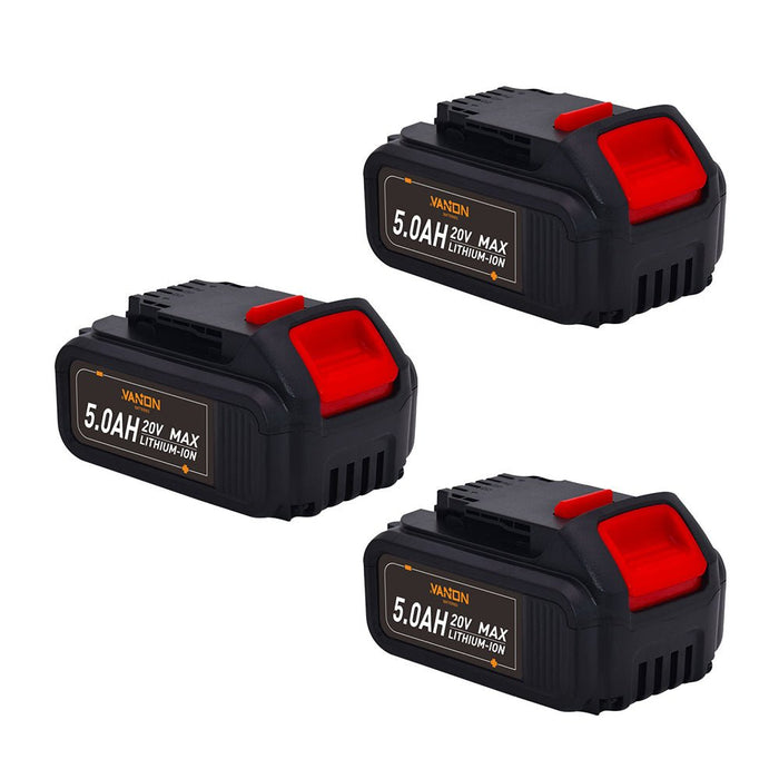 For Dewalt 20V Battery Replacement 5Ah | DCB205 Batteries 3 Pack