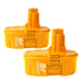 For Dewalt 18V XRP Battery Replacement | DC9096 4.6AH Ni-MH Battery 2 Pack