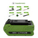 For Greenworks 40v Battery 5Ah | For G-MAX 29472 29462 Battery (Not for Gen 1)