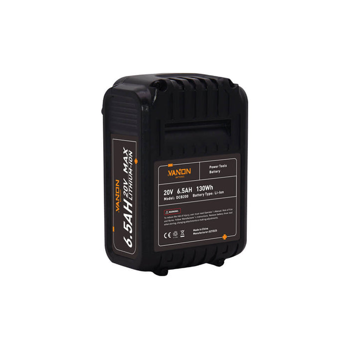 For Dewalt 20V Battery 6.5AH Replacement | DCB205 Li-ion Battery 2 Pack