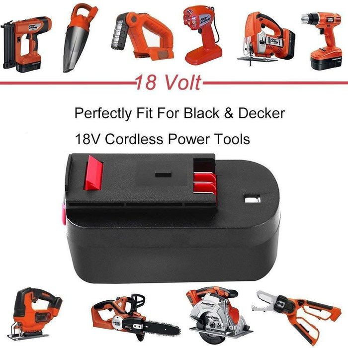 Black & Decker HPB18-OPE 18 Volt Slide Pack Battery FSB18 3600mAh