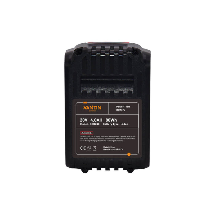 4Ah For Dewalt 20V DCB200 Battery Replacement | DCB201 Li-ion Battery 3 Pack