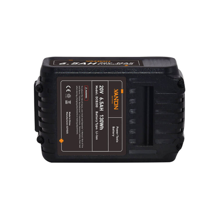 For Dewalt 20V DCB200 Battery 6.5AH Replacement | DCB205 Li-ion Battery 3 Pack