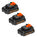 For Dewalt 12V Battery Replacement | DCB120 DCB123 DCB127 5.0Ah Li-ion Battery 3 pack