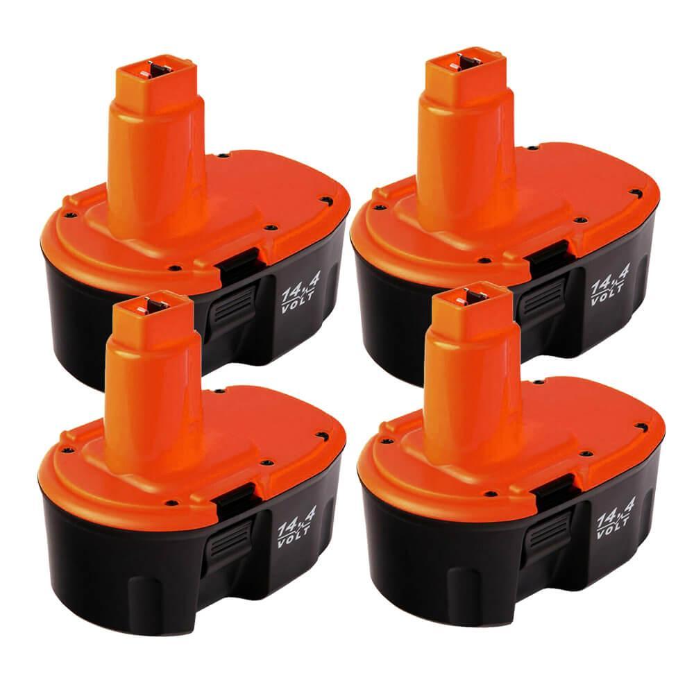 4 Pack for DeWalt 14.4V Battery 4.8Ah Replacement | Dc9091 Ni-MH Battery