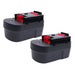For Black and Decker 14.4V Battery Replacement | HPB14 3.6Ah Ni-Mh Battery 2 Pack