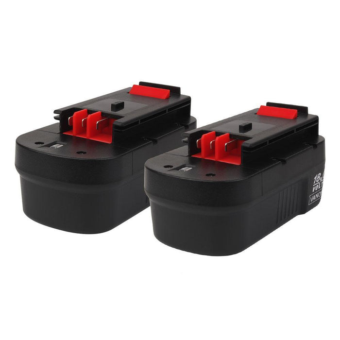 2-Pack 18V NICD Battery for Black & Decker HPB18-OPE, NS118