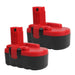 For Bosch 18V Battery Replacement | BAT181 3.6Ah Ni-MH Battery 2 Pack