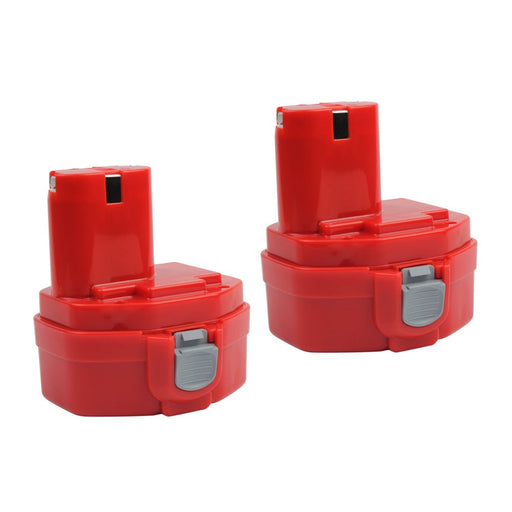 For Makita 14.4V Battery Replacement | 1420 4.8Ah Ni-MH Battery 2 Pack