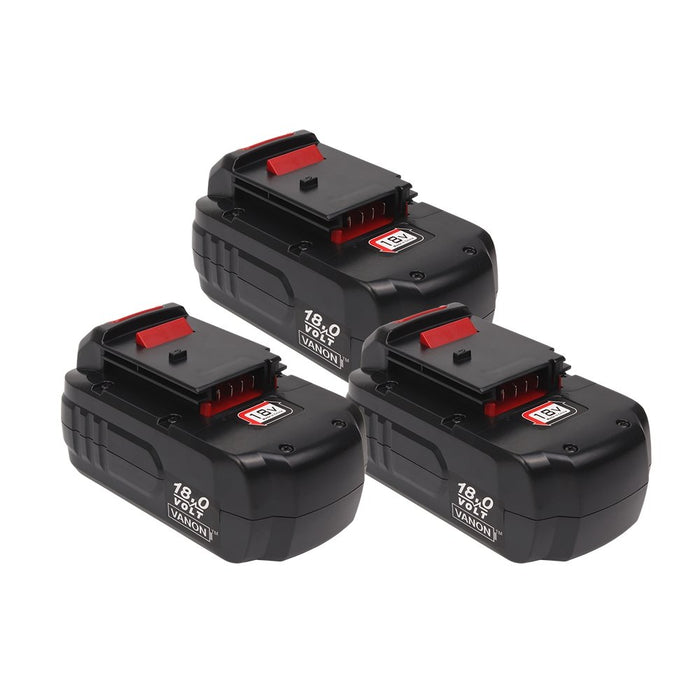 3 Pack For Porter Cable 18V Battery Replacement | PC18B 3.6Ah Battery