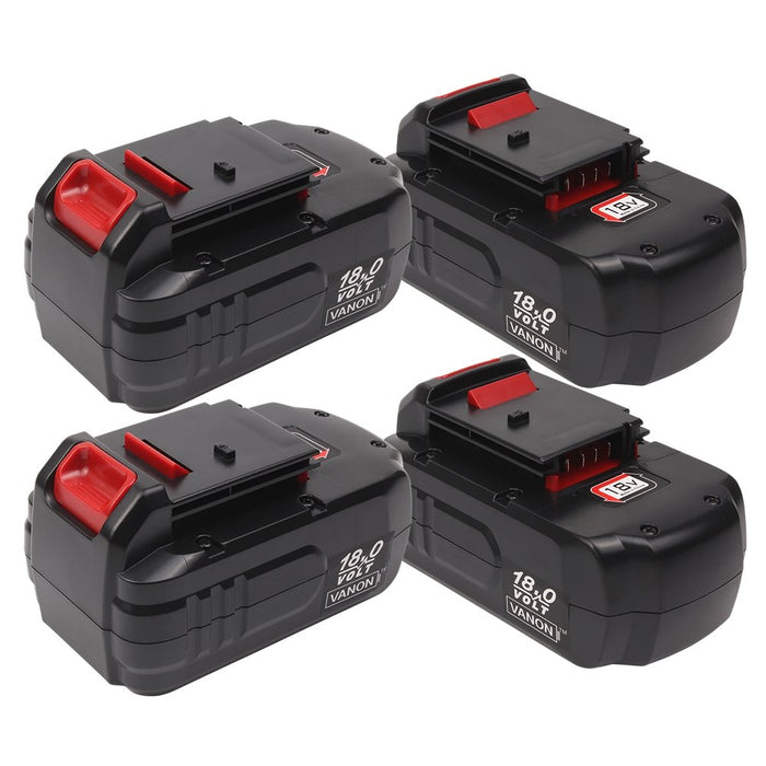 4 Pack For Porter Cable 18V Battery Replacement | PC18B 3.6Ah Battery