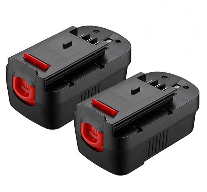 2-Pack 3.6Ah HPB18 Ni-Mh Replacement Battery for Black and Decker