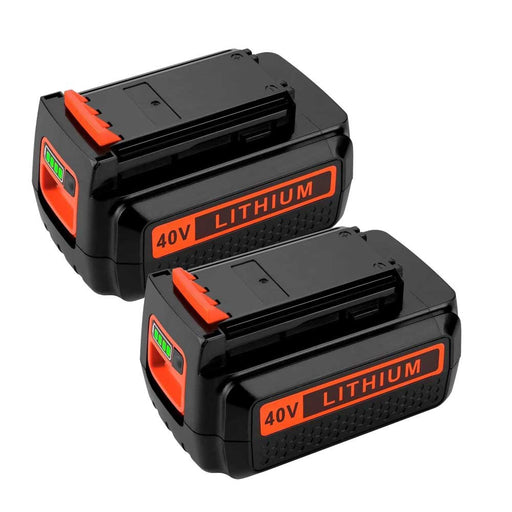 For Black and Decker 40V Battery Replacement  LBXR36 3.0Ah Li-ion Battery  2 Pack — Vanon-Batteries-Store