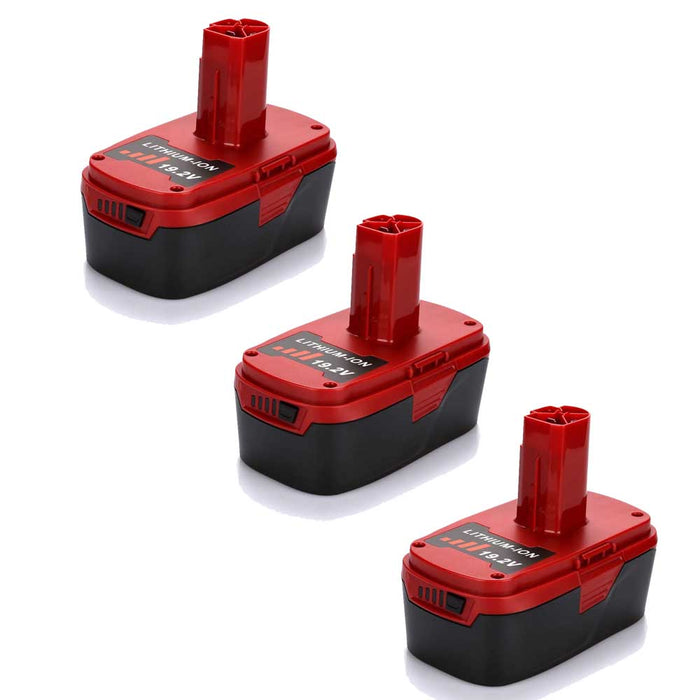 For Craftsman 19.2V battery 6.0Ah Replacement | C3 Lithium Batteries 3 Pack