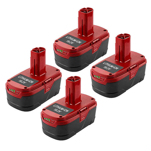 For Craftsman 19.2V XCP Battery Replacement | C3 4.0Ah Li-Ion Battery 4 Pack